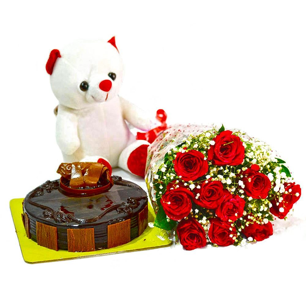 Best Combo in India, Buy/Send Flowers, cake and Teddy online| GoGift