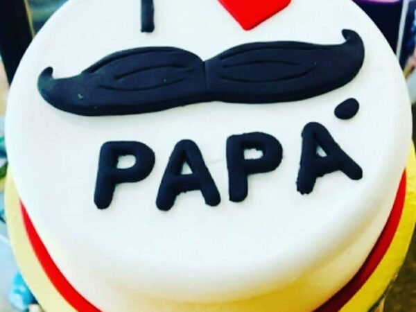Fathers Day Mustache Cake in Asansol