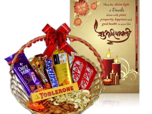Diwali Chocolate Hampers with Card in Asansol