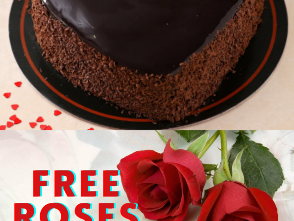 Chocolate Truffle Valentines Day Cake