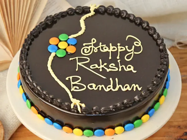 Gem Chocolate Rakhi Cake in Asansol