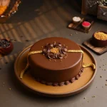 Golden Rakhi Cake in Asansol