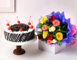 Buy Fresh Flowers with Cake in Asansol Online